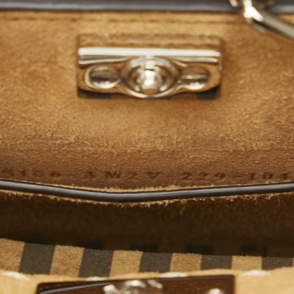 Authentic Fendi Micro Suede Peekaboo Bag - Picture 8 of 9